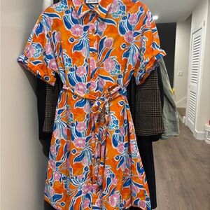 RACHEL ANTONOFF
Miriam Dress In Orange Floral
